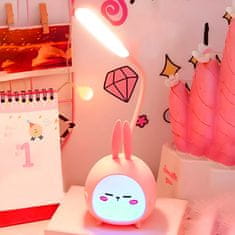 MG Bunny LED nočná lampa, ružová