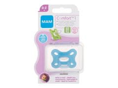 MAM Mam - Comfort 1 Silicone Pacifier 0-2m Blue - For Kids, 1 pc 