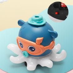 JOJOY® Interaktívna detská hračka chobotnica s hudbou a svetlami (18 × 18 × 16 cm) – modrá | OCTOPAL