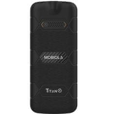 Mobiola MB500 TitanX, odolný mobilný telefón, 4G LTE pripojenie, čierny