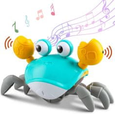 JOJOY® Interaktívna lezúca hračka kraba pre deti s hudbou a senzorom pohybu | CRABBIE