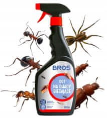 BROS Insekticídny sprej proti lezúcemu hmyzu 500ml