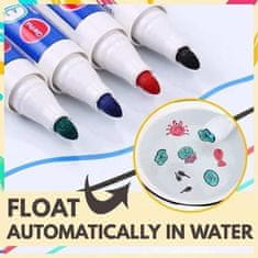 Netscroll Magické fixky, s ktorými kreslíte roztomilé obrázky plávajúce na vode, FloatPens