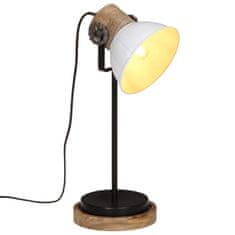 Petromila vidaXL Stolová lampa 25 W biela 17x17x50 cm E27