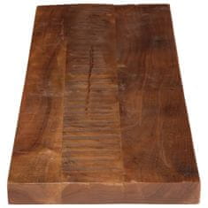 Vidaxl Stolová doska 110x30x2,5 cm obdĺžnik masívne recyklované drevo
