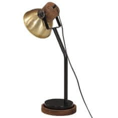 Petromila vidaXL Stolová lampa 25 W starožitná mosadzná 18x18x60 cm E27