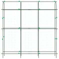 Vidaxl Záhradná mriežka na popínavé rastliny U-rám 181x31x182,5cm oceľ