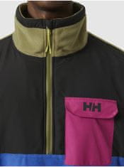 Helly Hansen Čierno-zelená pánská fleecová mikina HELLY HANSEN Play S