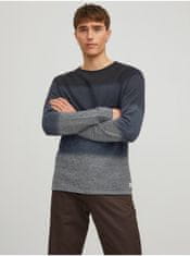 Jack&Jones Tmavomodrý pánsky sveter Jack & Jones Hill XXL