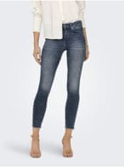 ONLY Tmavomodré dámske skinny fit džínsy ONLY Blush L/32