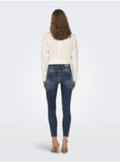 ONLY Tmavomodré dámske skinny fit džínsy ONLY Blush L/32