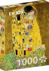 ENJOY Puzzle Gustav Klimt: Bozk 1000 dielikov