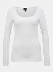 Vero Moda Biele basic tričko VERO MODA Maxi My XS