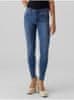 Modré dámske skinny fit rifle Vero Moda Alia L/32