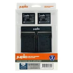 Jupio Set 2x DMW-BLG10 - 900 mAh + USB duálna nabíjačka