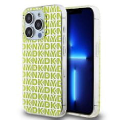 DKNY Zadný kryt PC/TPU Repeat Pattern pre iPhone 15 Pro Max Yellow