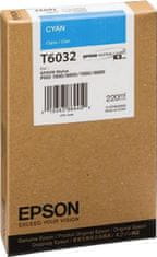 Epson Epson inkoustová náplň/ C13T603200/ StylusPro7800/ 7880/ 9800/ 9880/ azurová/ 220ml
