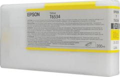 Epson Epson inkoustová náplň/ C13T653400/ StylusPro4900/ Žlutá/ 200ml