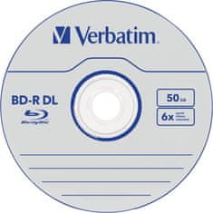 VERBATIM BD-R Blu-Ray DL 50GB/ 6x/ 10pack/ spindle