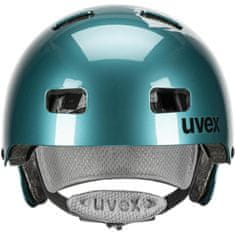 Uvex Prilba Kid 3 - detská, teal-silver - veľkosť 55-58 cm