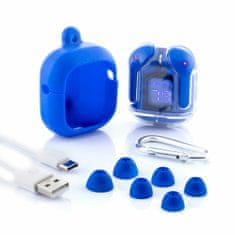 InnovaGoods Bezdrôtové slúchadlá s nabíjacím puzdrom Modré InnovaGoods 