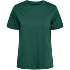 Pieces Dámske tričko PCRIA Regular Fit 17140802 Trekking Green (Veľkosť L)