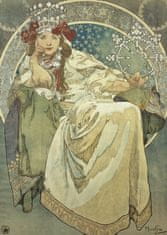 Pohľad Alfons Mucha – Princess Hyacinth, krátky