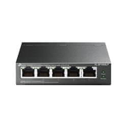 TP-LINK 5-Port 10/100 Mbps Desktop Switch with 4-Port PoE, 4× 10/100 Mbps PoE Ports, 1× 10/100 Mbps Non-PoE Port, 802.3af, 41 W