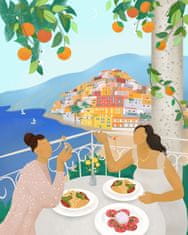 Pelcasa Girls In Positano - 50x70 cm 