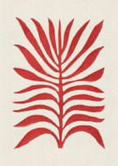 Pelcasa Red Branch / Lino Print - 70x100 cm 