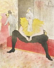 Pelcasa The Seated Clowness (Miss Cha U Kao) (1896) - 30x40 cm 