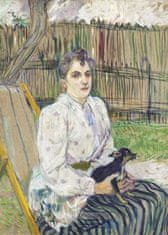 Pelcasa Lady With A Dog (1891) - 70x100 cm 