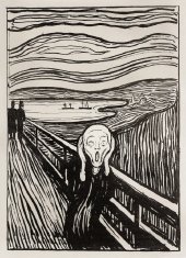 Pelcasa Skriet - The Scream - Mono - 70x100 cm 