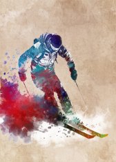 Pelcasa Ski Sport Art 3 - 50x70 cm 