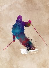 Pelcasa Ski Sport Art 1 - 30x40 cm 