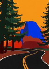 Pelcasa Clacier Road With Half Dome - 50x70 cm 