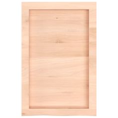 Vidaxl Kúpeľňová doska 40x60x(2-6) cm neošetrený masív