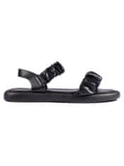 Amiatex Dámske sandále 108711 + Nadkolienky Gatta Calzino Strech, čierne, 39