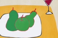 Pelcasa Green Pears On The Table - 50x70 cm 