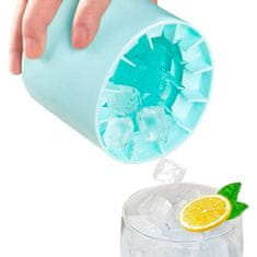 Netscroll Silikonová forma na ledové kostky, forma pro výrobu 60 ledových kostek, měkký silikon pro snadné použití, pro sklenice nebo láhve s vodou, menší kostky pro drcený led, Cubes
