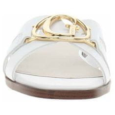 Guess Šľapky elegantné biela 37 EU FLJSYMLEA03WHITE