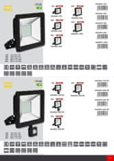 Ecolite Ecolite LED reflektor vr. PIR, 20W, 5000K, IP65,1600Lm RLED48WL-20W / PIR