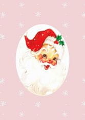 Pelcasa Pink Santa Claus Father Christmas - 21x30 cm 