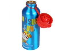 Nickelodeon Modrý hliníkový bidón Psi Patrol Marshall, Chase, Rubble, fľaša s hubkou 500 ml 
