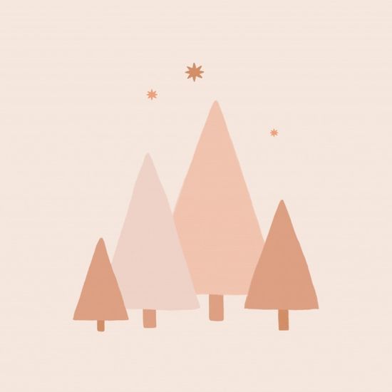 Pelcasa Minimal Trees A Stars - 21x30 cm