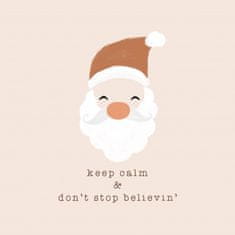 Pelcasa Keep Calm A Don'T Stop Believing - 21x30 cm 