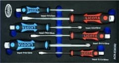 Licota Súprava úderových skrutkovačov 6 ks