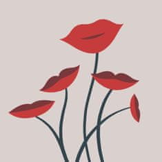 Pelcasa Flower Lips 02 - 50x70 cm 