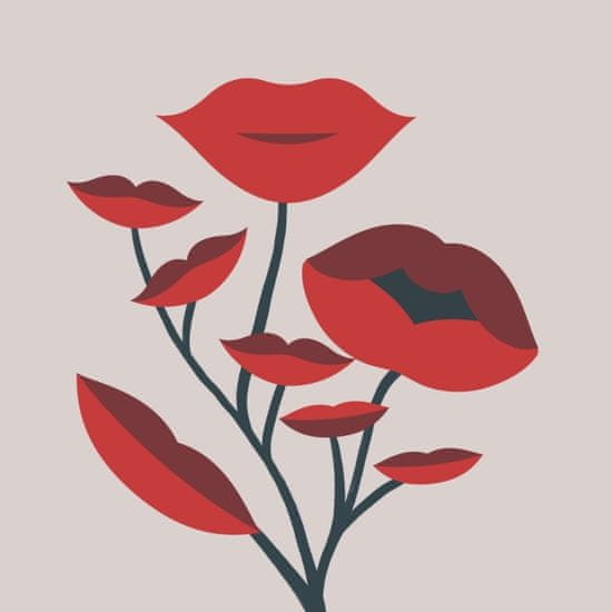 Pelcasa Flower Lips - 21x30 cm