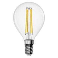 EMOS LED žiarovka Filament Mini Globe / E14 / 3,4 W (40 W) / 470 lm / teplá biela